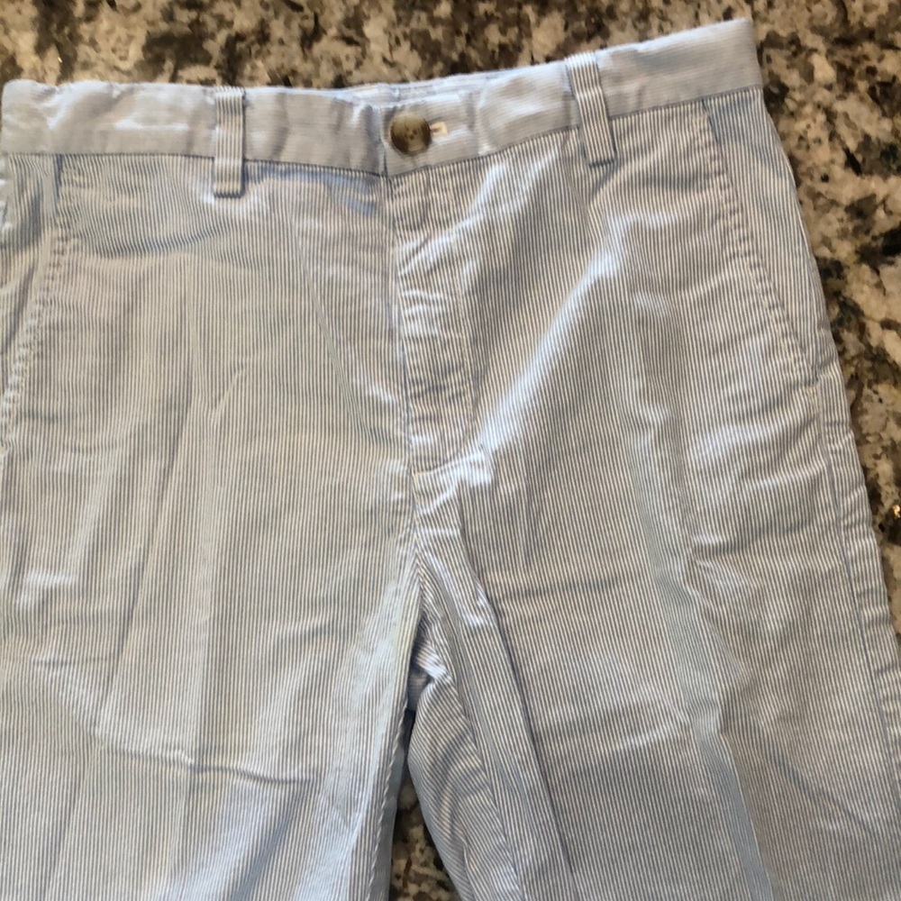 COPY - Like new, blue and white pinstripe boys size 14, adjustable…